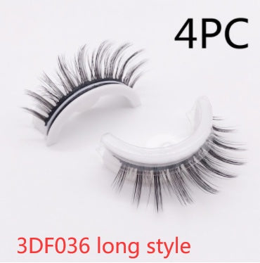 Reusable 3D Mink Lashes Natural False Eyelashes Self Adhesive Fake Glue Free Makeup Eyelash Extension Silk - 𝓢𝓱𝓸𝓹𝓵𝓮𝓬𝔂