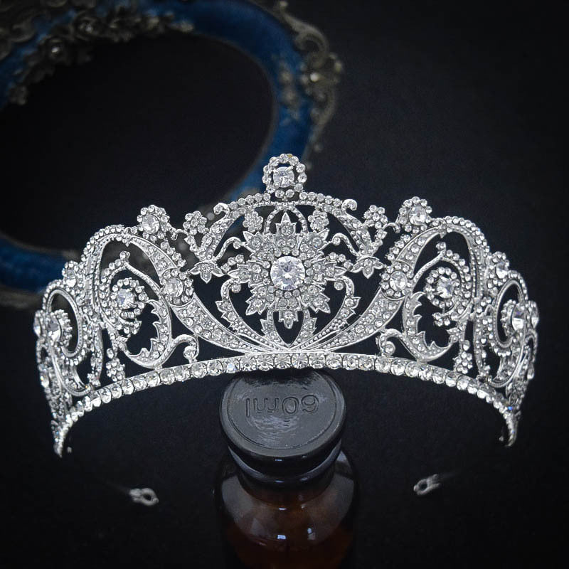 Zircon Bride Crown Fashion Headwear - 𝓢𝓱𝓸𝓹𝓵𝓮𝓬𝔂