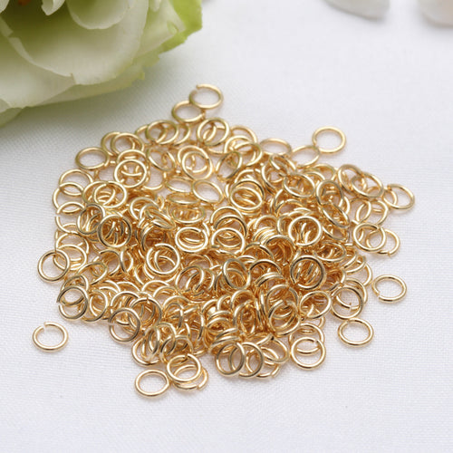 14K Pack Broken Ring Color Retention Diy Ornament - 𝓢𝓱𝓸𝓹𝓵𝓮𝓬𝔂