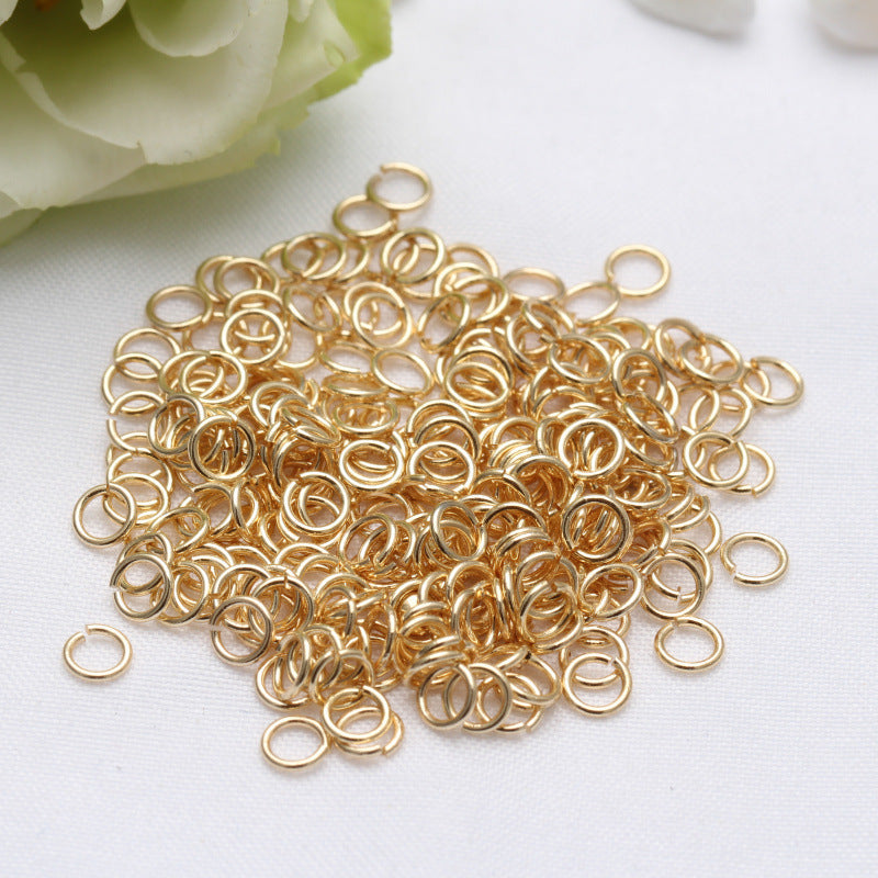 14K Pack Broken Ring Color Retention Diy Ornament - 𝓢𝓱𝓸𝓹𝓵𝓮𝓬𝔂