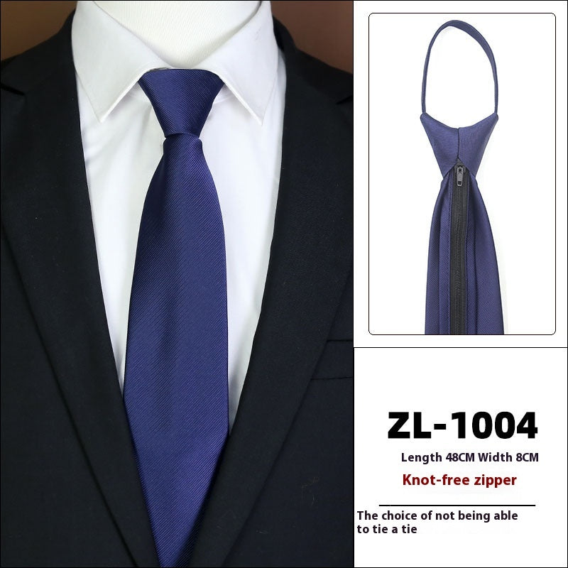 Men's Formal Wear Business Zipper Tie-free - 𝓢𝓱𝓸𝓹𝓵𝓮𝓬𝔂