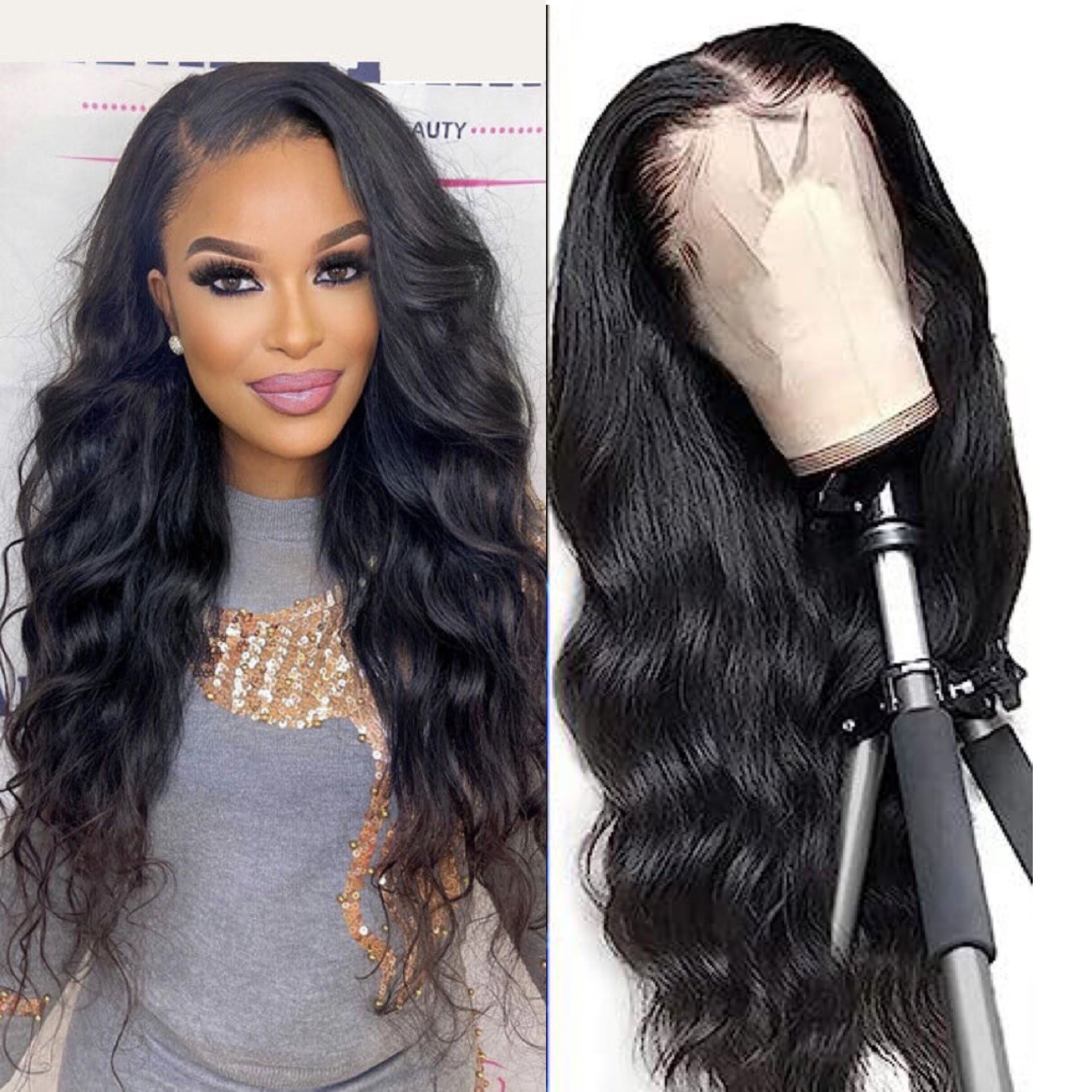 Women's Long Curly Hair Big Wave Wigs Chemical Fiber Full-head Wig - 𝓢𝓱𝓸𝓹𝓵𝓮𝓬𝔂