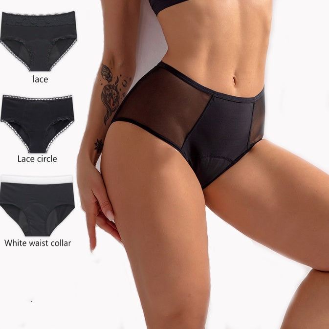 Large Size Ladies Cotton Physiological Underwear Front And Rear Leak-proof Four-layer Sanitary Napkin-free Aunt Panties - 𝓢𝓱𝓸𝓹𝓵𝓮𝓬𝔂