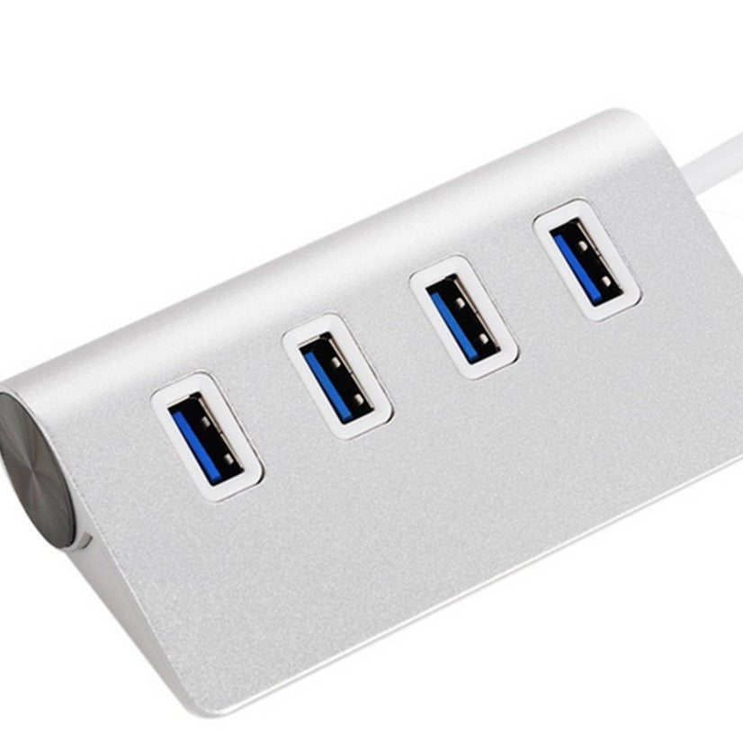 Household Portable Aluminum Alloy Four-port Hub - 𝓢𝓱𝓸𝓹𝓵𝓮𝓬𝔂