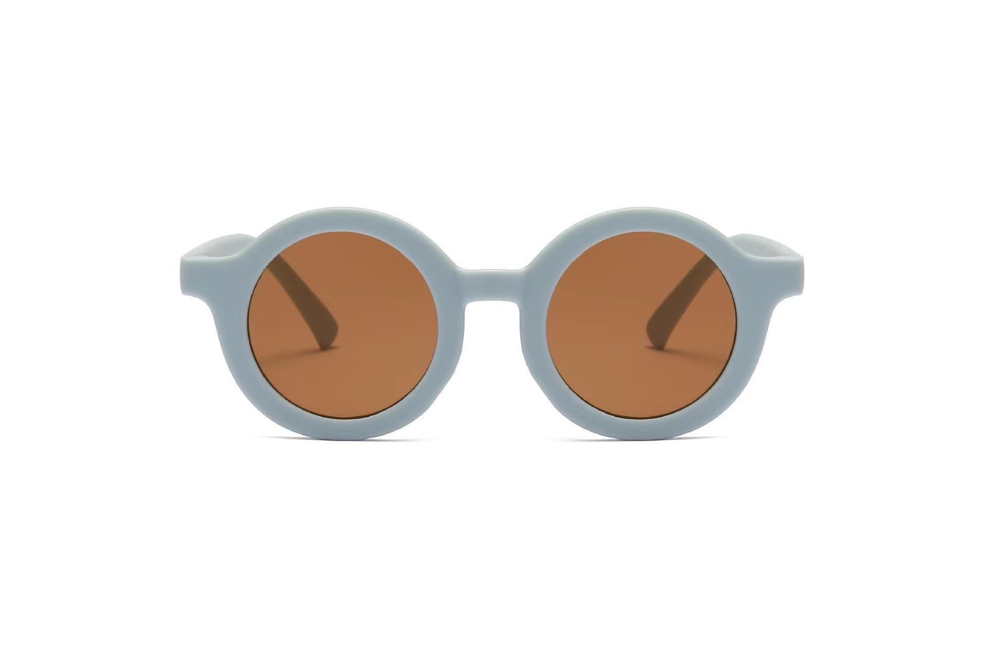 Children's Sunglasses Vintage Round Frame Sun Glasses - 𝓢𝓱𝓸𝓹𝓵𝓮𝓬𝔂