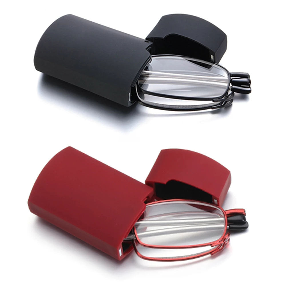 Foldable And Portable Retractable Reading Glasses - 𝓢𝓱𝓸𝓹𝓵𝓮𝓬𝔂