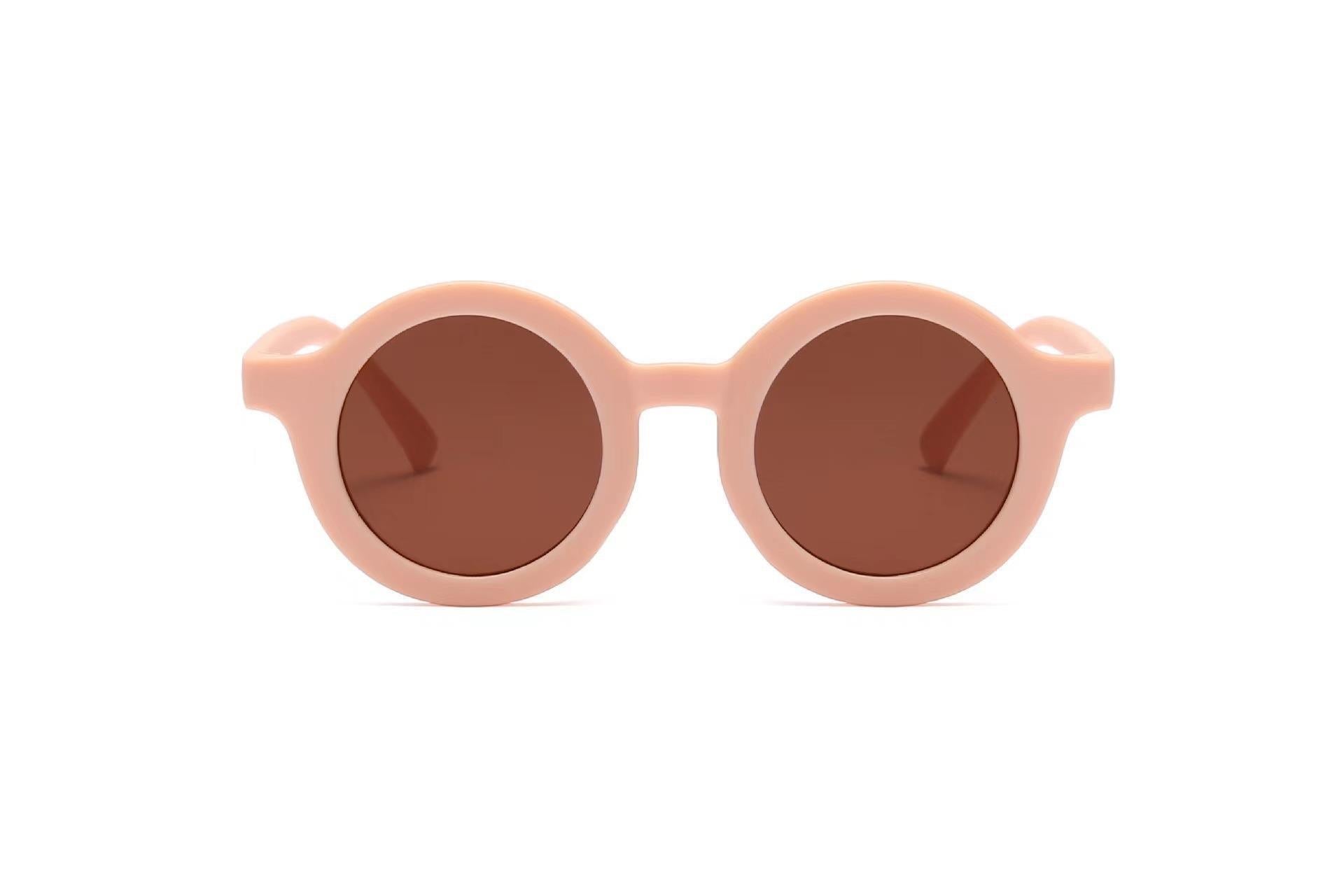 Children's Sunglasses Vintage Round Frame Sun Glasses - 𝓢𝓱𝓸𝓹𝓵𝓮𝓬𝔂