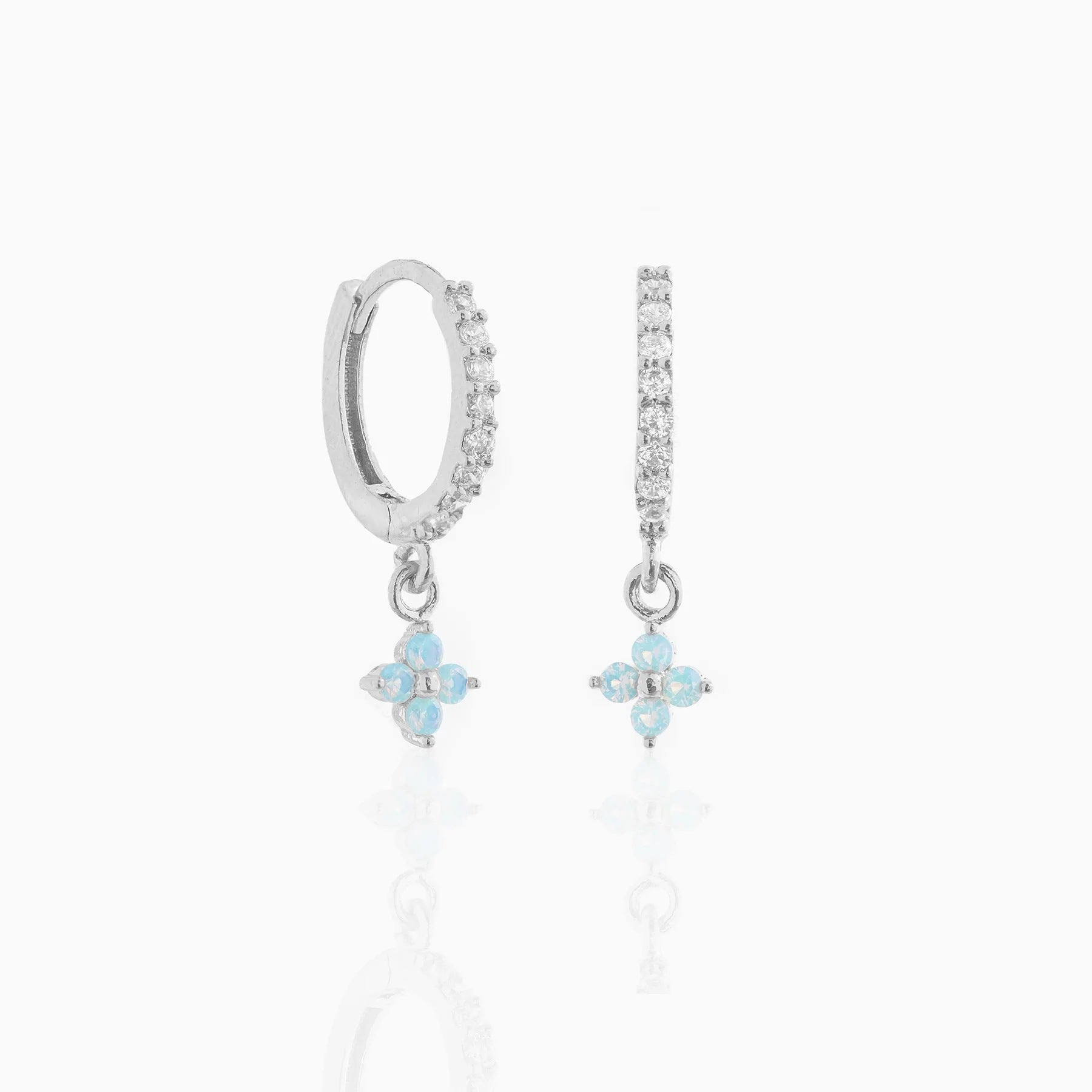 Small And Beautiful Flower Earrings Micro-inlaid Ear Clip - 𝓢𝓱𝓸𝓹𝓵𝓮𝓬𝔂
