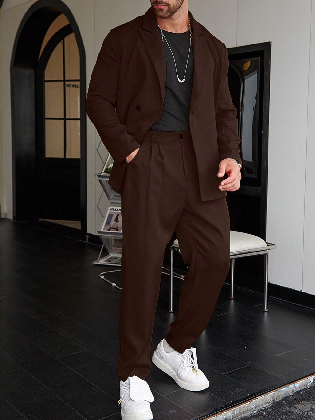 Spring And Autumn Personality Trend Loose Men's Suit - 𝓢𝓱𝓸𝓹𝓵𝓮𝓬𝔂