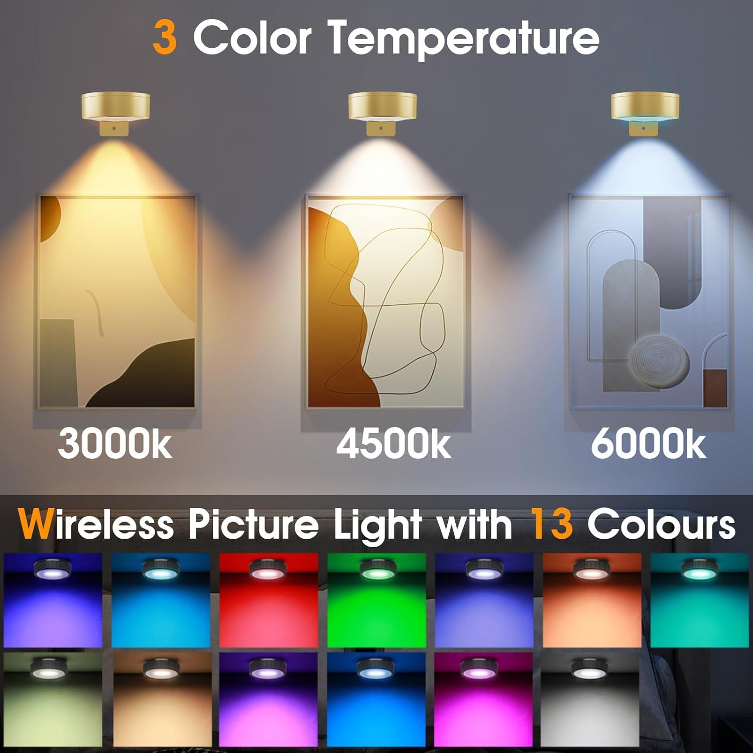 LED Art Display Light Golden Battery Powered - 𝓢𝓱𝓸𝓹𝓵𝓮𝓬𝔂