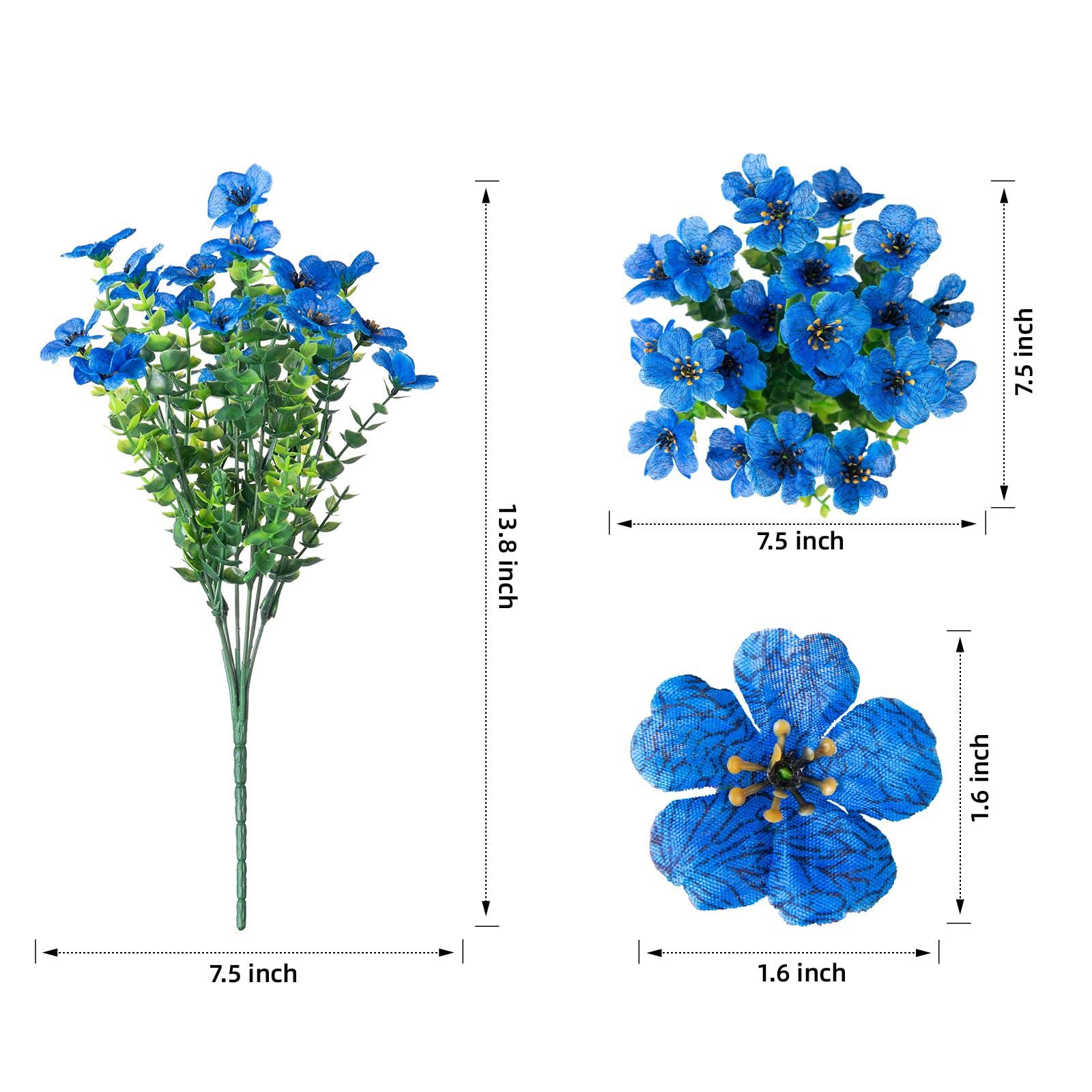 Artificial Outdoor UV-proof Decorative Simulation Green Plant Plastic Flowers - 𝓢𝓱𝓸𝓹𝓵𝓮𝓬𝔂