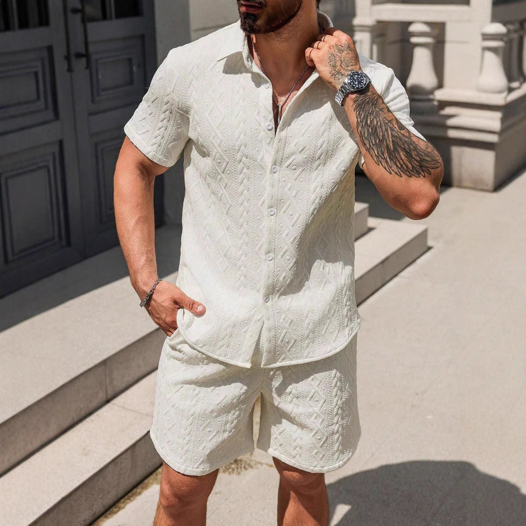 Men's Shirt Casual Loose Short Sleeves Shorts - 𝓢𝓱𝓸𝓹𝓵𝓮𝓬𝔂
