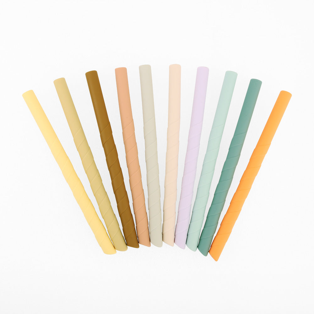 Soft Foldable Food Grade Silicone Straw - 𝓢𝓱𝓸𝓹𝓵𝓮𝓬𝔂