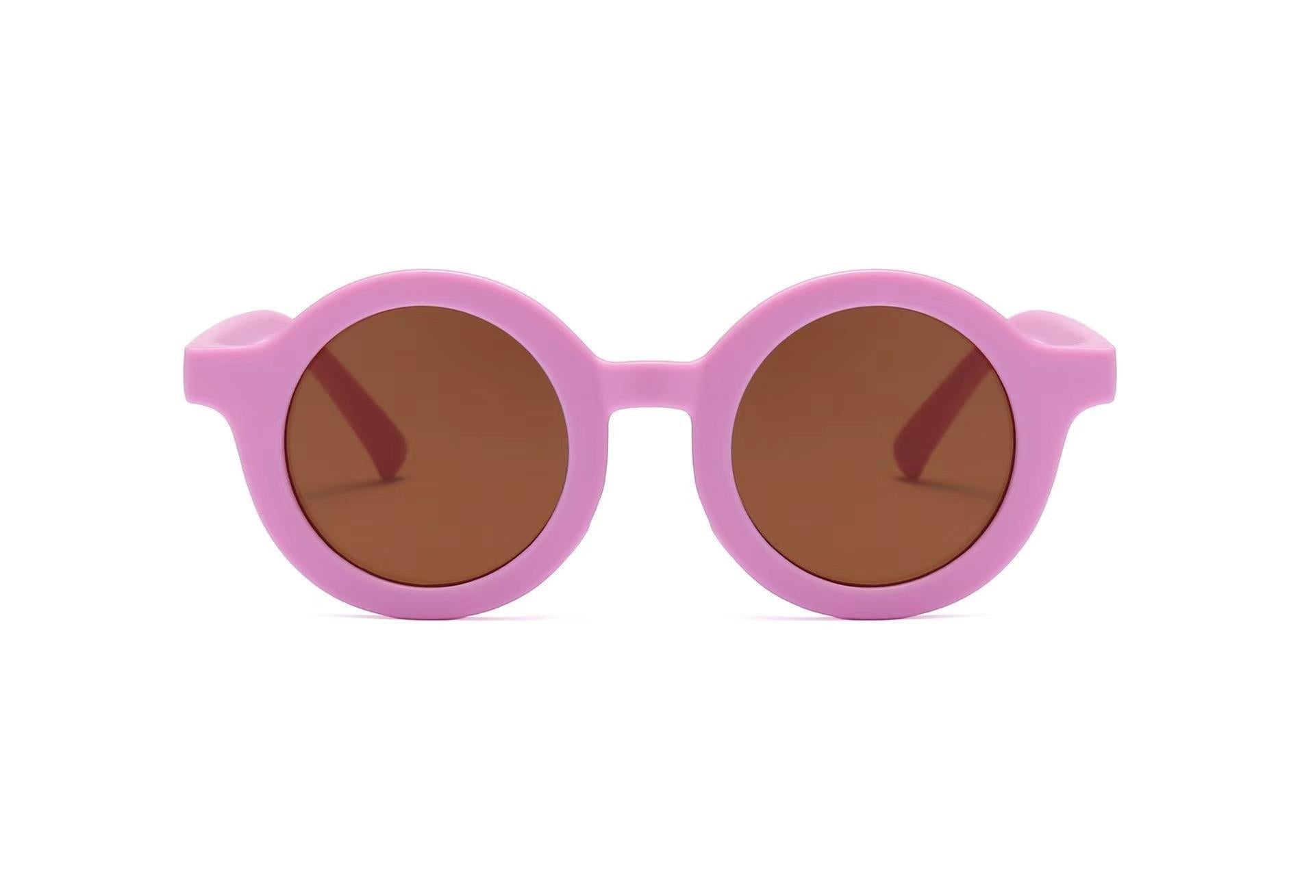 Children's Sunglasses Vintage Round Frame Sun Glasses - 𝓢𝓱𝓸𝓹𝓵𝓮𝓬𝔂