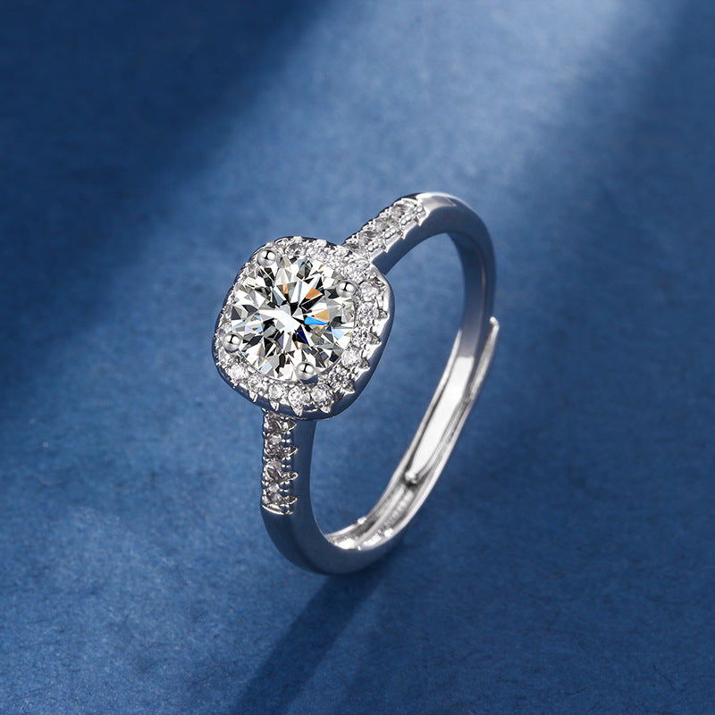 Three-piece Eight Hearts And Eight Arrows Zircon Rings Ear Studs Pendant Necklace Suit - 𝓢𝓱𝓸𝓹𝓵𝓮𝓬𝔂