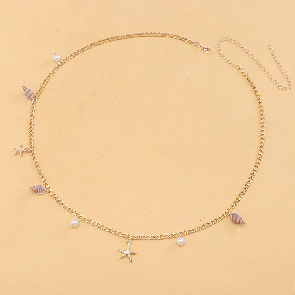 Bohemian Beach Shell Waist Chain - 𝓢𝓱𝓸𝓹𝓵𝓮𝓬𝔂