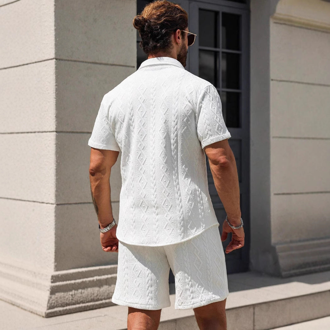 Men's Shirt Casual Loose Short Sleeves Shorts - 𝓢𝓱𝓸𝓹𝓵𝓮𝓬𝔂