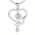 ECG Heart-shaped Exquisite Necklace For Women - 𝓢𝓱𝓸𝓹𝓵𝓮𝓬𝔂