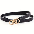 Women's Stylish Retro Minimalism 3-ring Thin Belt - 𝓢𝓱𝓸𝓹𝓵𝓮𝓬𝔂