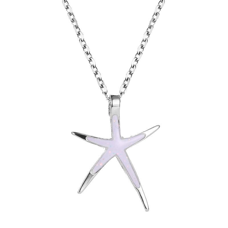 European And American New Starfish Pendant Fashion Simple Cute Starfish Women's Necklace - 𝓢𝓱𝓸𝓹𝓵𝓮𝓬𝔂