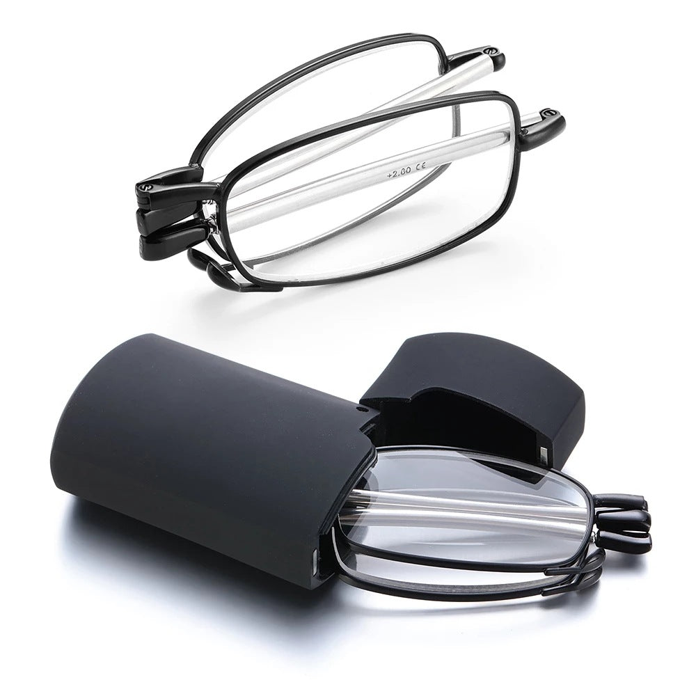 Foldable And Portable Retractable Reading Glasses - 𝓢𝓱𝓸𝓹𝓵𝓮𝓬𝔂