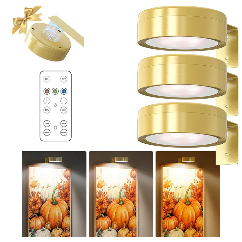 LED Art Display Light Golden Battery Powered - 𝓢𝓱𝓸𝓹𝓵𝓮𝓬𝔂