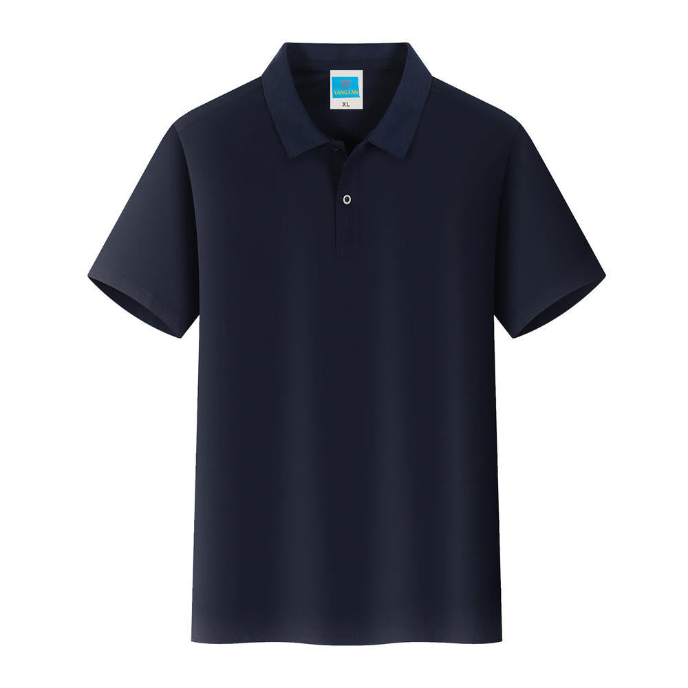Men's Solid Color Polo Collar T-shirt Blank Short Sleeve - 𝓢𝓱𝓸𝓹𝓵𝓮𝓬𝔂