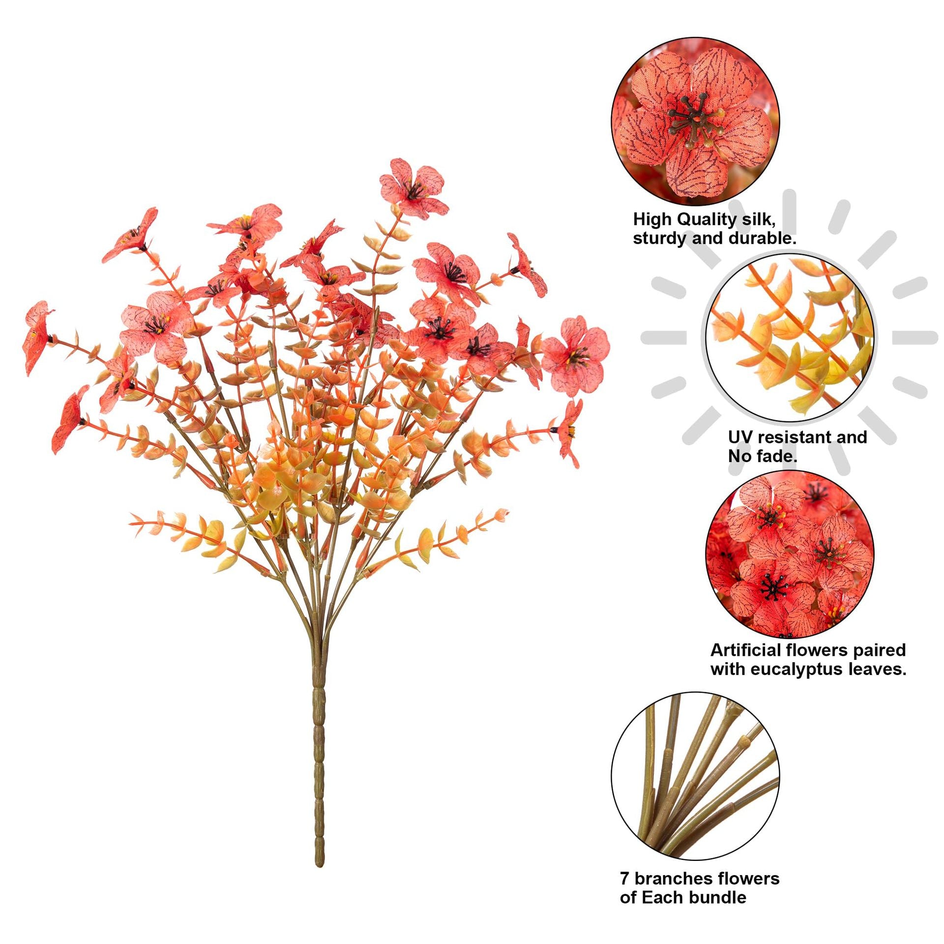 Artificial Outdoor UV-proof Decorative Simulation Green Plant Plastic Flowers - 𝓢𝓱𝓸𝓹𝓵𝓮𝓬𝔂