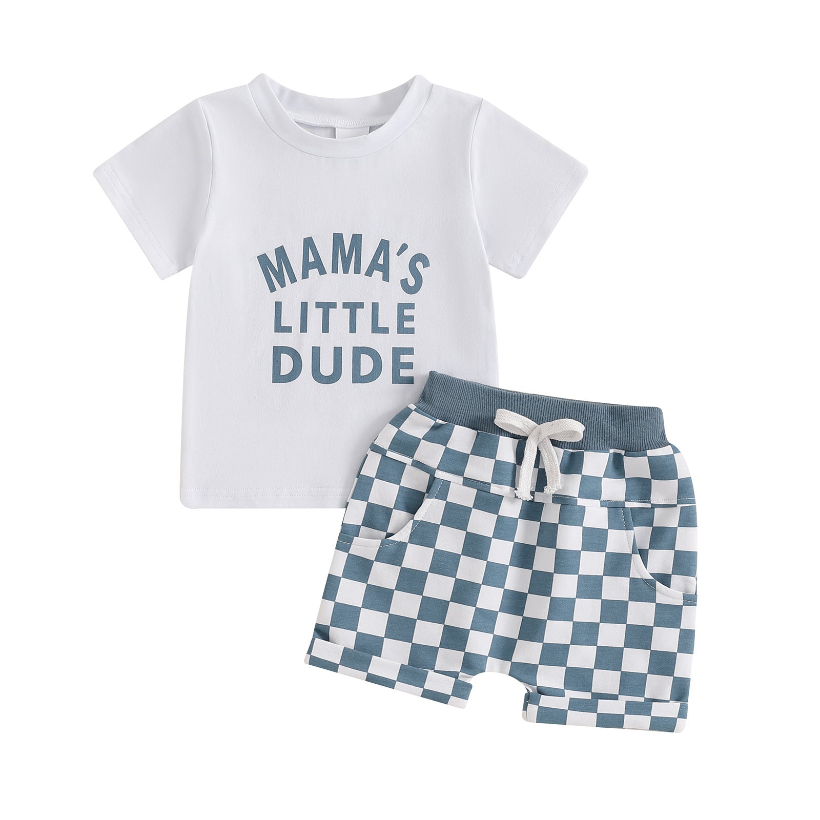 Children's Casual Letter Printed Short Sleeved Set - 𝓢𝓱𝓸𝓹𝓵𝓮𝓬𝔂