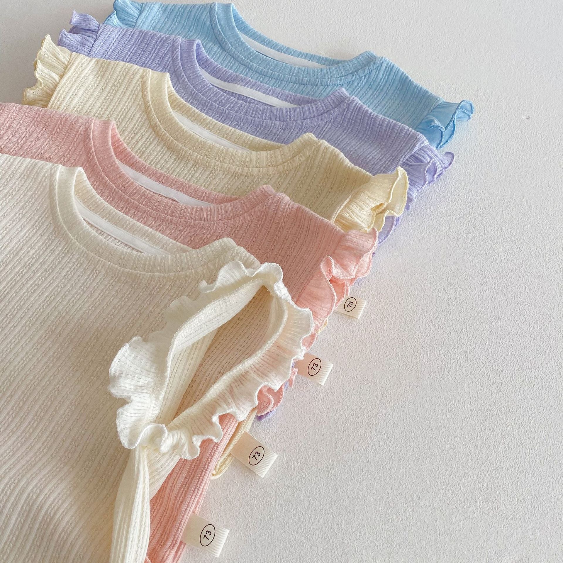 Wooden Ear Vest Baby Fashionable Korean Style Shorts Fashion Two-piece Suit - 𝓢𝓱𝓸𝓹𝓵𝓮𝓬𝔂