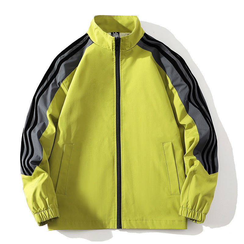 Sports Men's Trendy Handsome Casual Stand Collar Top And Trousers Two-piece Set - 𝓢𝓱𝓸𝓹𝓵𝓮𝓬𝔂