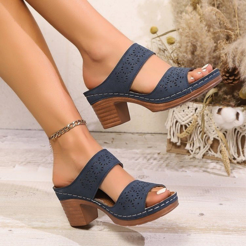 Plus Size Sandals Breathable Lightweight One-word - 𝓢𝓱𝓸𝓹𝓵𝓮𝓬𝔂