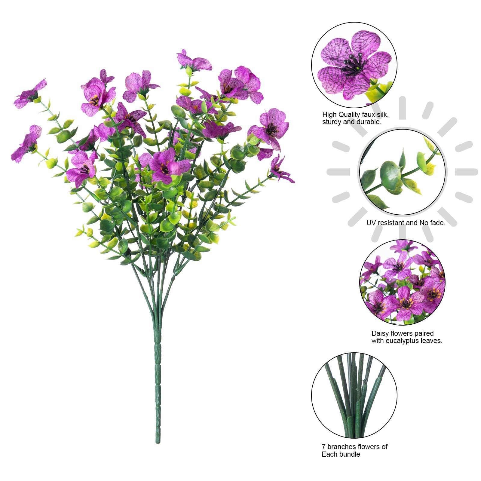 Artificial Outdoor UV-proof Decorative Simulation Green Plant Plastic Flowers - 𝓢𝓱𝓸𝓹𝓵𝓮𝓬𝔂