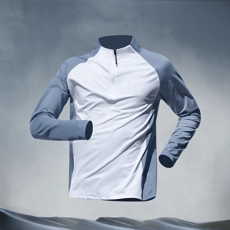 Half Zipper Training Wear Men's Quick Drying Clothes Long Sleeve Trousers Suit - 𝓢𝓱𝓸𝓹𝓵𝓮𝓬𝔂