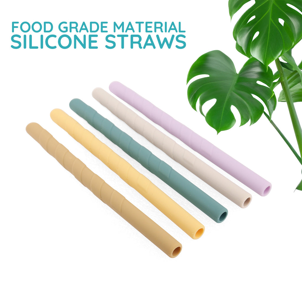 Soft Foldable Food Grade Silicone Straw - 𝓢𝓱𝓸𝓹𝓵𝓮𝓬𝔂