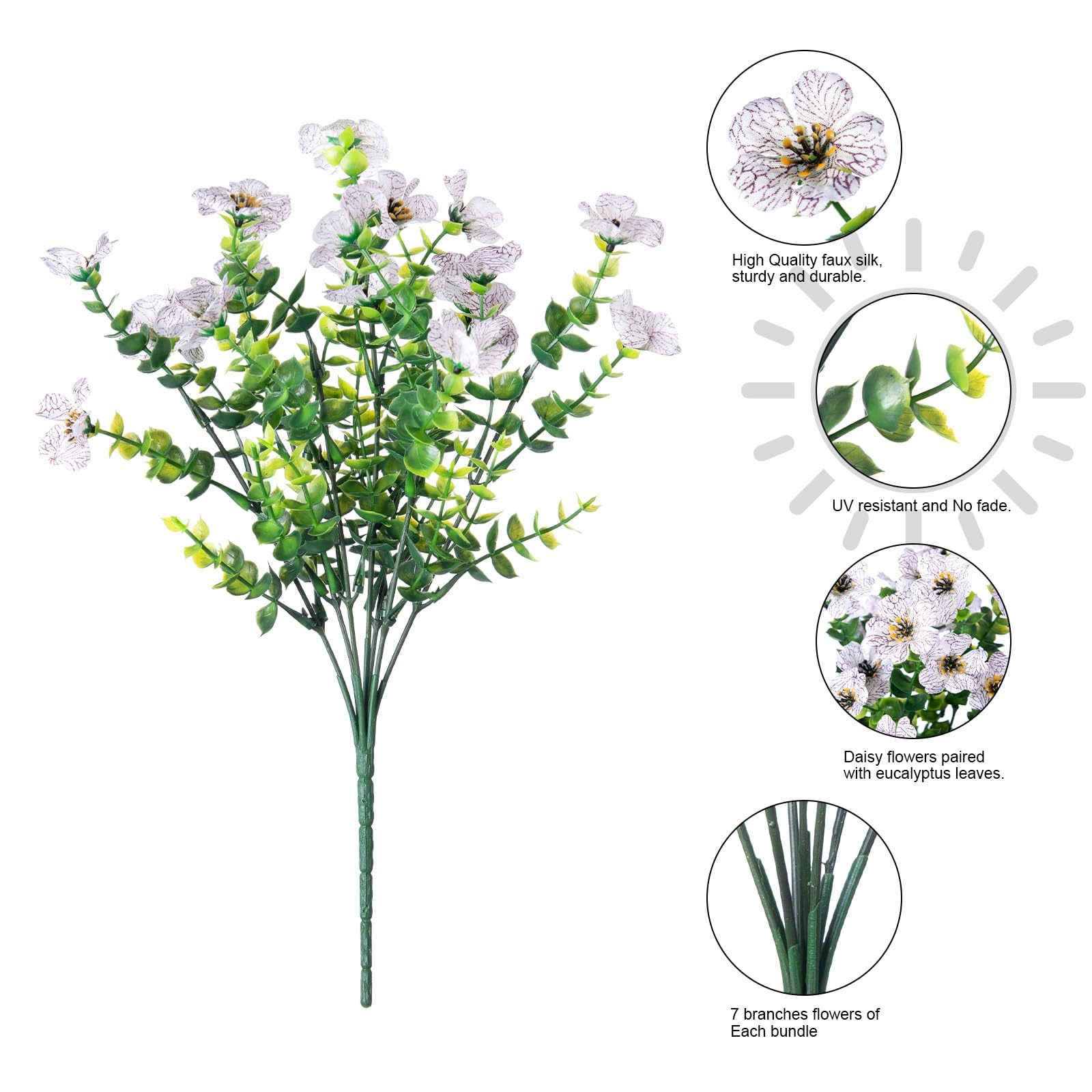 Artificial Outdoor UV-proof Decorative Simulation Green Plant Plastic Flowers - 𝓢𝓱𝓸𝓹𝓵𝓮𝓬𝔂