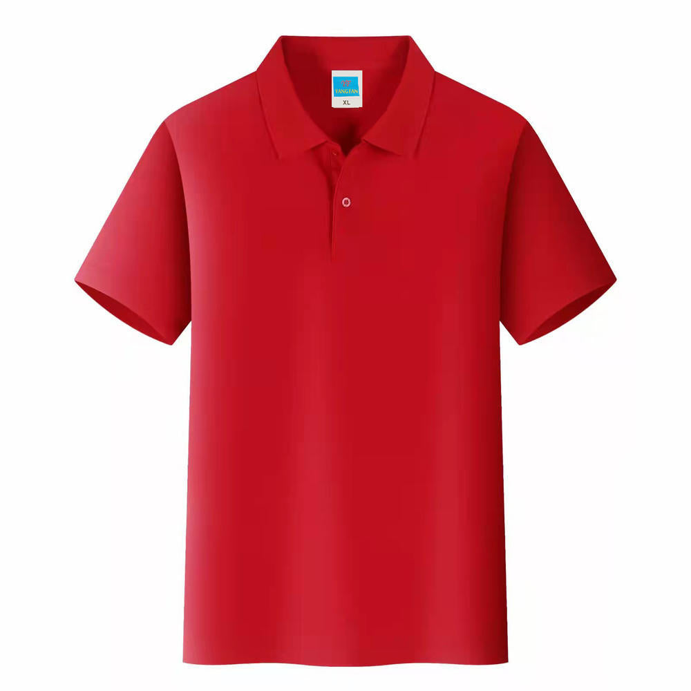 Men's Solid Color Polo Collar T-shirt Blank Short Sleeve - 𝓢𝓱𝓸𝓹𝓵𝓮𝓬𝔂