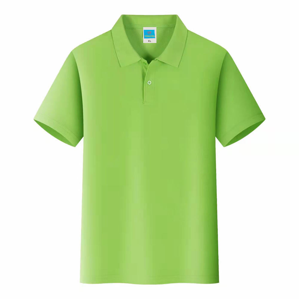 Men's Solid Color Polo Collar T-shirt Blank Short Sleeve - 𝓢𝓱𝓸𝓹𝓵𝓮𝓬𝔂