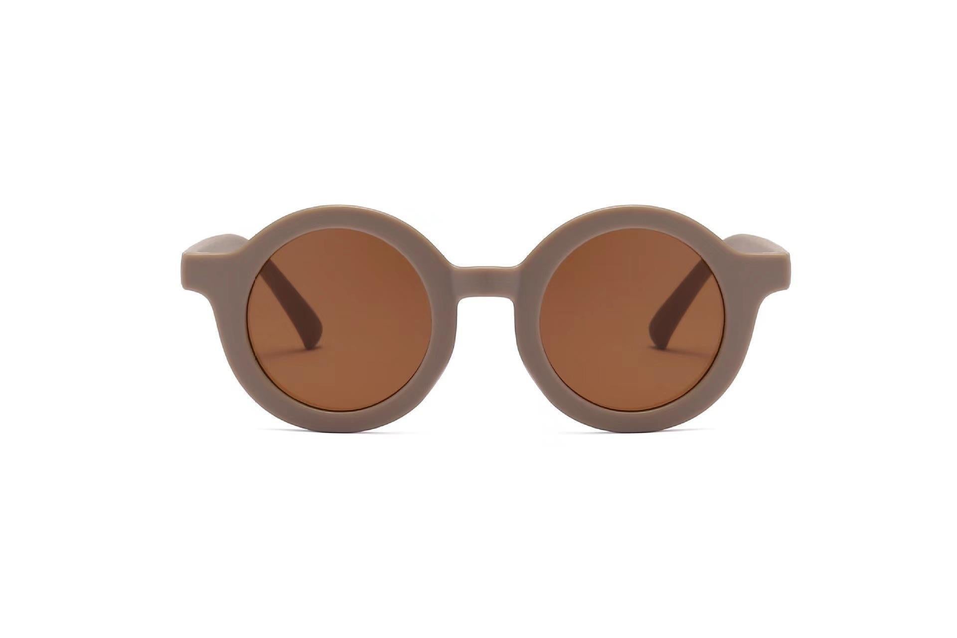 Children's Sunglasses Vintage Round Frame Sun Glasses - 𝓢𝓱𝓸𝓹𝓵𝓮𝓬𝔂