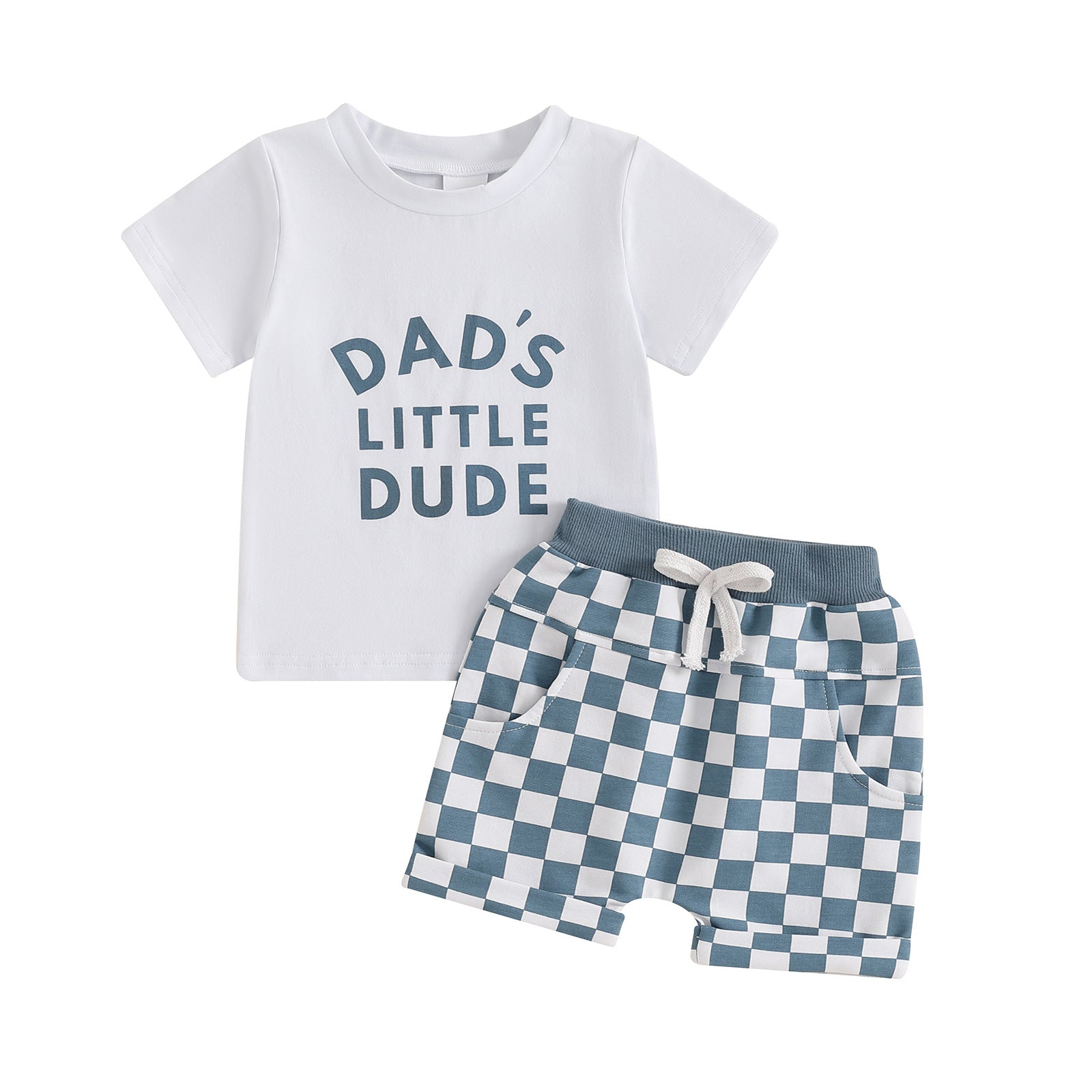 Children's Casual Letter Printed Short Sleeved Set - 𝓢𝓱𝓸𝓹𝓵𝓮𝓬𝔂