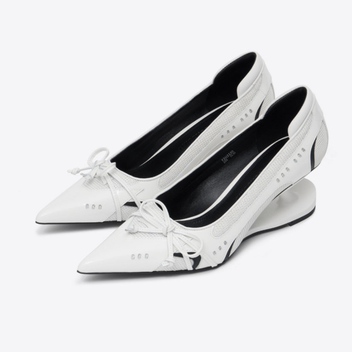 Retro Racing Shoes Suspension Profiled Heel Pointed Low-cut High Heels - 𝓢𝓱𝓸𝓹𝓵𝓮𝓬𝔂