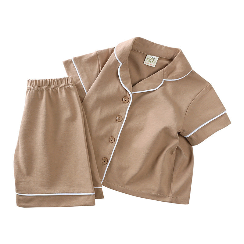 Casual Summer Children's Pure Cotton Soft Pajamas Suit - 𝓢𝓱𝓸𝓹𝓵𝓮𝓬𝔂