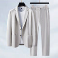 Gentleman Banquet Business Thin Casual Ice Silk Suit - 𝓢𝓱𝓸𝓹𝓵𝓮𝓬𝔂