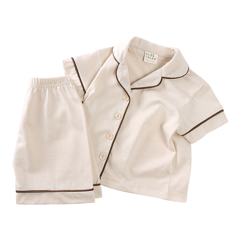 Casual Summer Children's Pure Cotton Soft Pajamas Suit - 𝓢𝓱𝓸𝓹𝓵𝓮𝓬𝔂