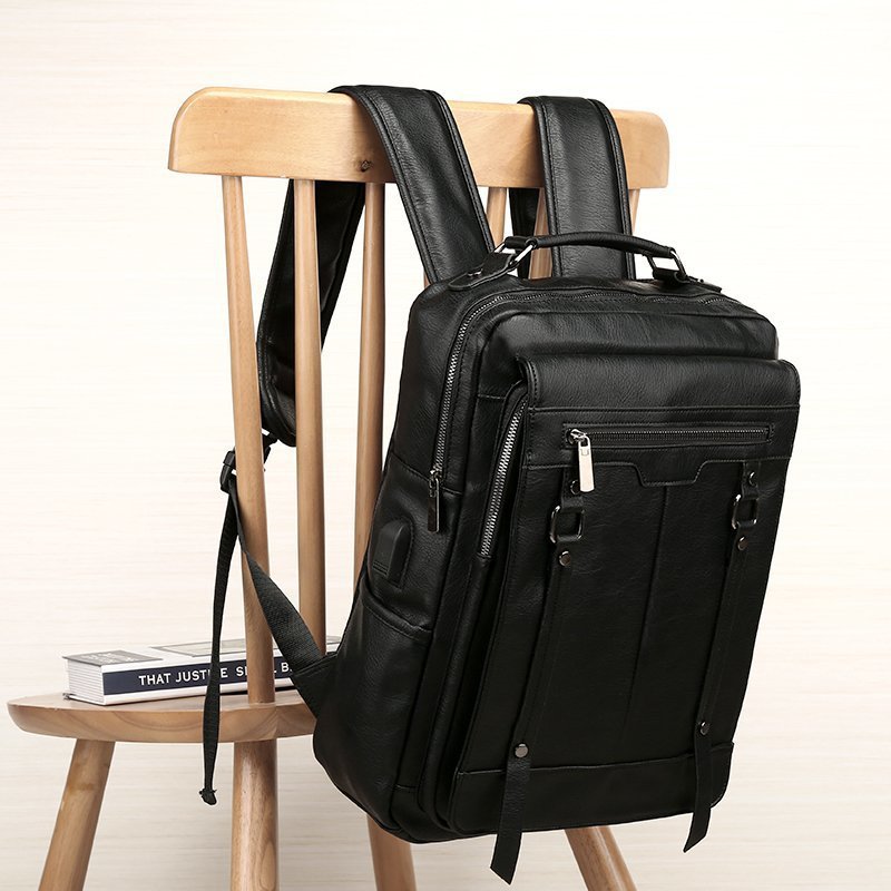 Men's Casual Backpack High School Junior High School Student Schoolbag Simple - 𝓢𝓱𝓸𝓹𝓵𝓮𝓬𝔂