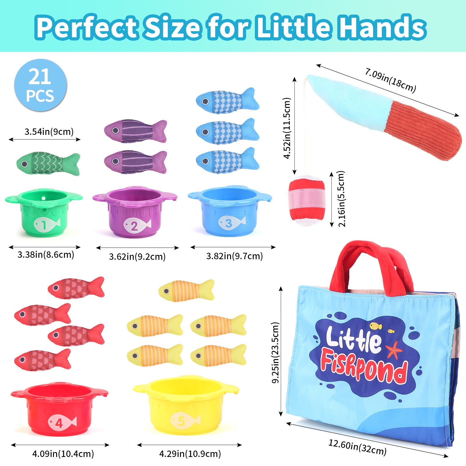 Baby Fishing Toys Three-dimensional Fabric Crawling Early Education Enlightenment - 𝓢𝓱𝓸𝓹𝓵𝓮𝓬𝔂