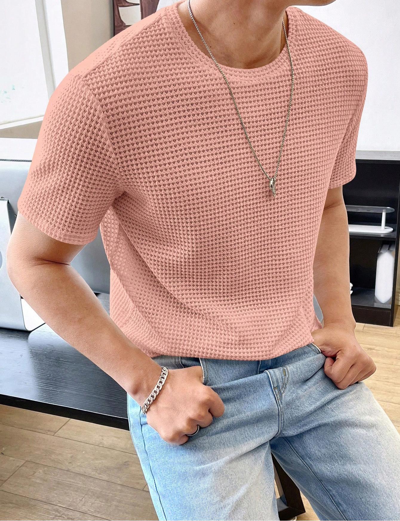 Men's Casual Loose Solid Color Short Sleeve - 𝓢𝓱𝓸𝓹𝓵𝓮𝓬𝔂