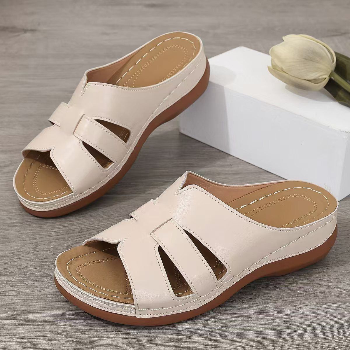 Plus Size Women's European And American Style Slippers - 𝓢𝓱𝓸𝓹𝓵𝓮𝓬𝔂
