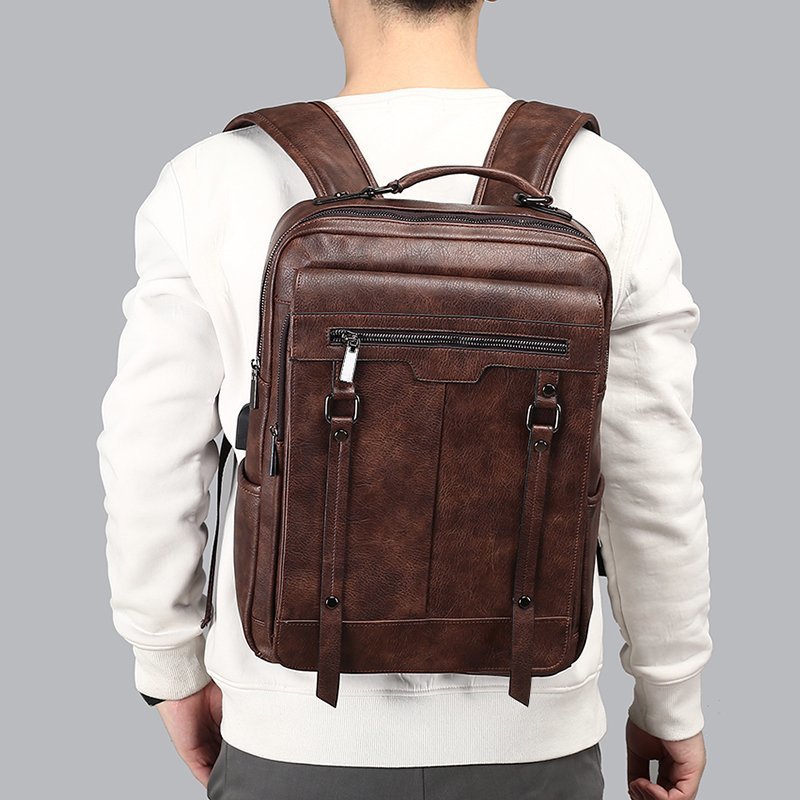 Men's Casual Backpack High School Junior High School Student Schoolbag Simple - 𝓢𝓱𝓸𝓹𝓵𝓮𝓬𝔂