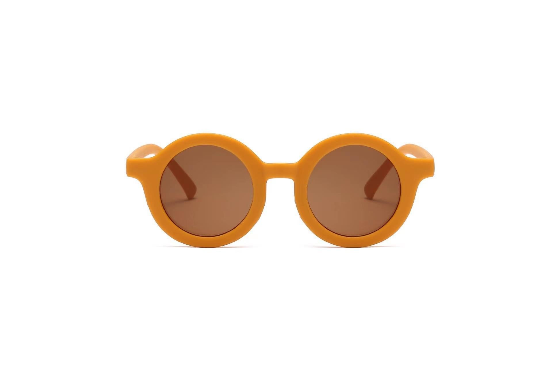 Children's Sunglasses Vintage Round Frame Sun Glasses - 𝓢𝓱𝓸𝓹𝓵𝓮𝓬𝔂